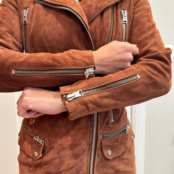 Lightly worn All Saints Suede Jacket - Picture 5 of 7